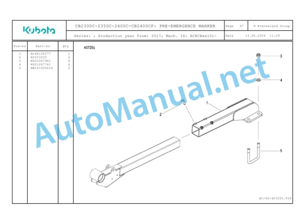 Kubota CB2300C-2350C-2400C-CB2400CF Parts Manual PDF-4