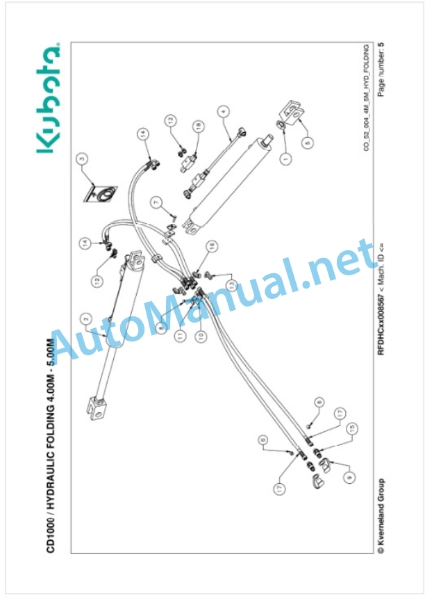 Kubota CD1000 Parts Manual PDF-2