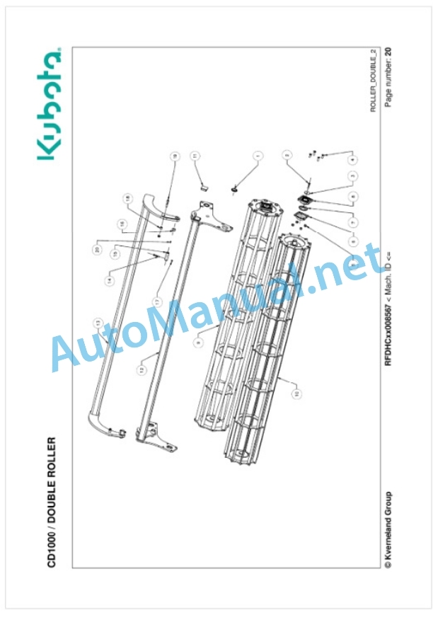 Kubota CD1000 Parts Manual PDF-4