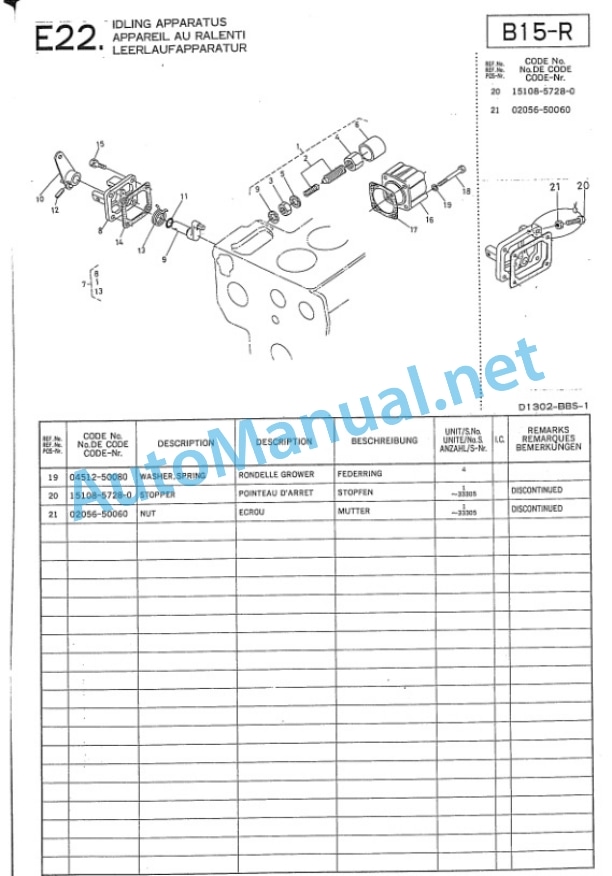 Kubota D1302-BBS-1 Diesel Engine Parts Manual PDF-5