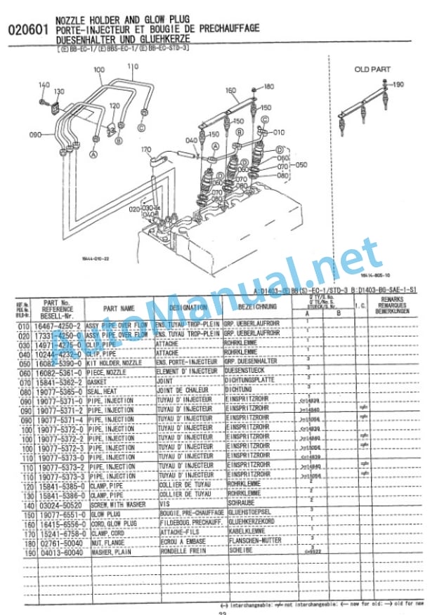 Kubota D1403-(E)BB-EC-1 Diesel Engine Parts Manual PDF-4