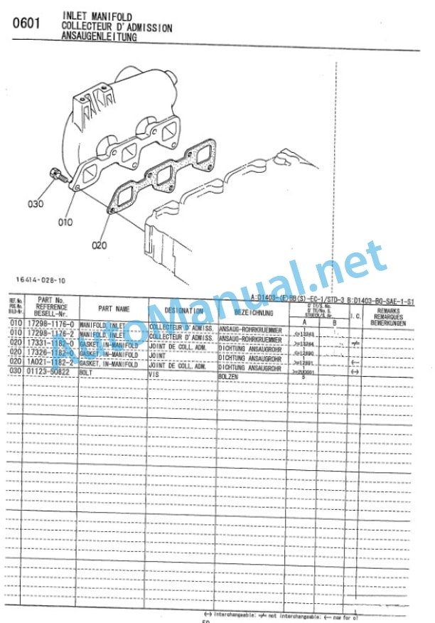 Kubota D1403-(E)BB-EC-1 Diesel Engine Parts Manual PDF-5