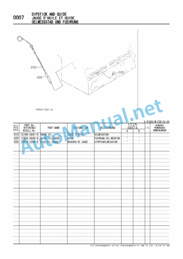 Kubota D1803-M-E2B Diesel Engine Parts Manual PDF-3