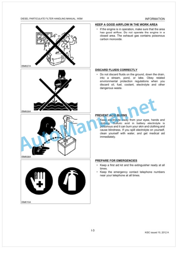 Kubota Diesel Particulate Filter Handling Manual Diesel Engine Workshop Manual PDF-2