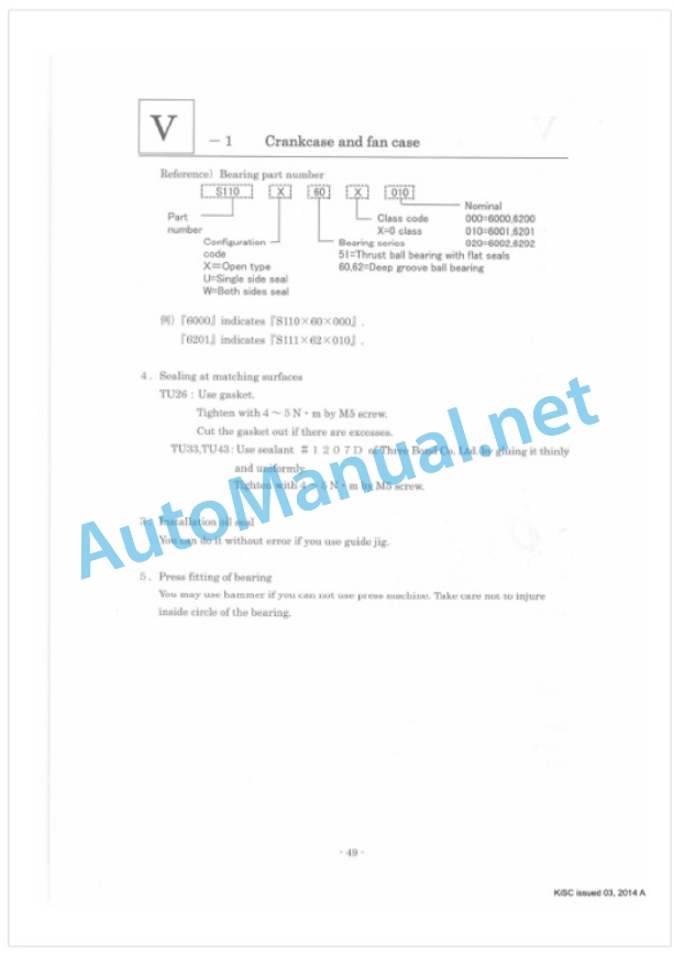 Kubota DM262-S, DM262-W, DH264-S, DH264 Workshop Manual PDF-4