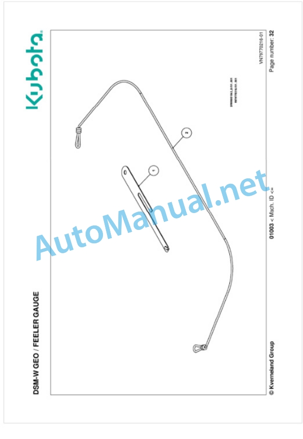 Kubota DSM-W GEO Parts Manual PDF-5