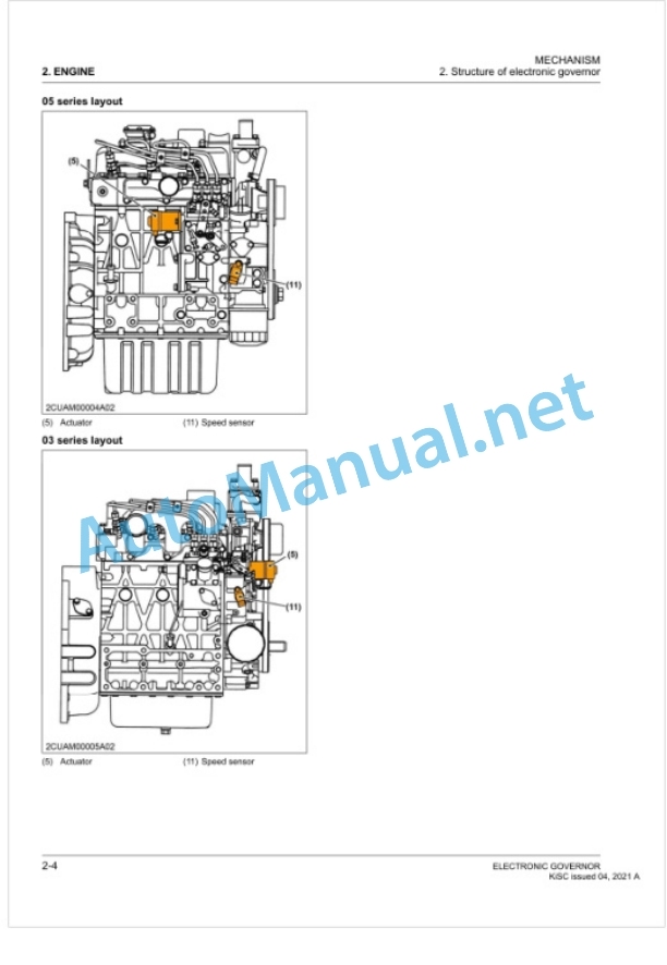 Kubota Electric Governor Diesel Engine Workshop Manual PDF-3