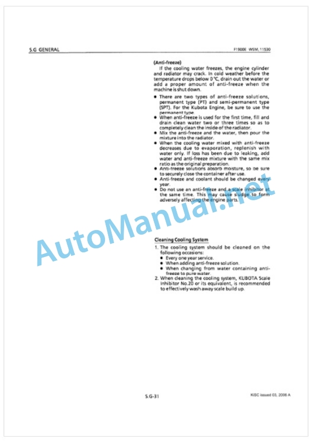 Kubota F1900, F1900E Tractor Workshop Manual PDF-2