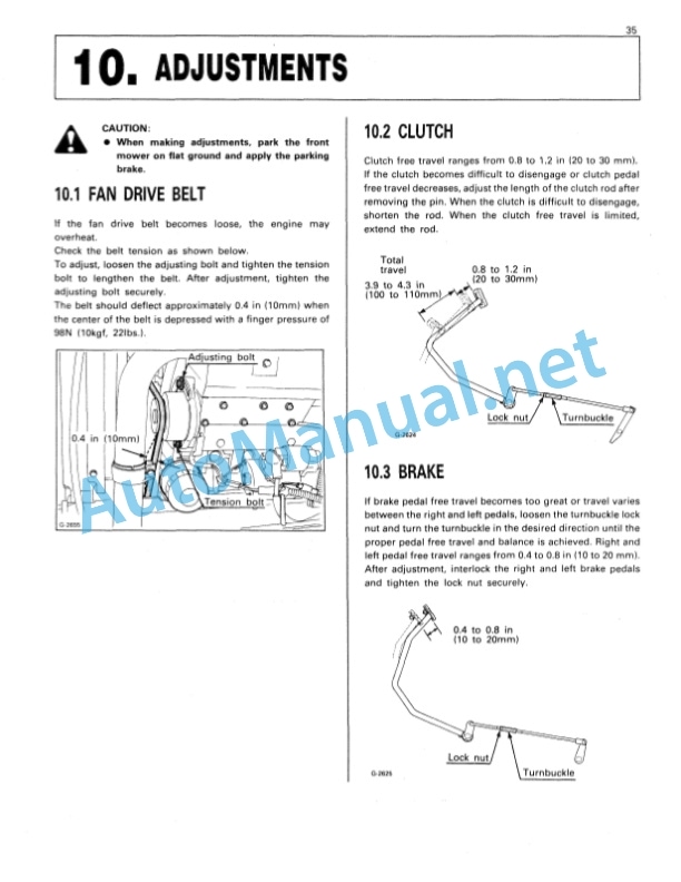 Kubota F2000 Front Mower Operators Manual PDF-5