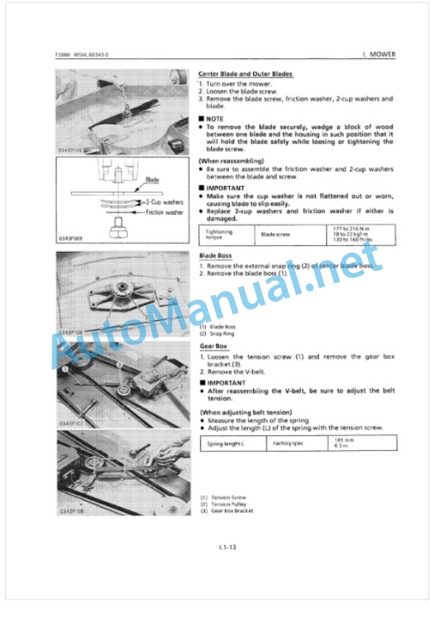 Kubota F2000 Workshop Manual PDF-4