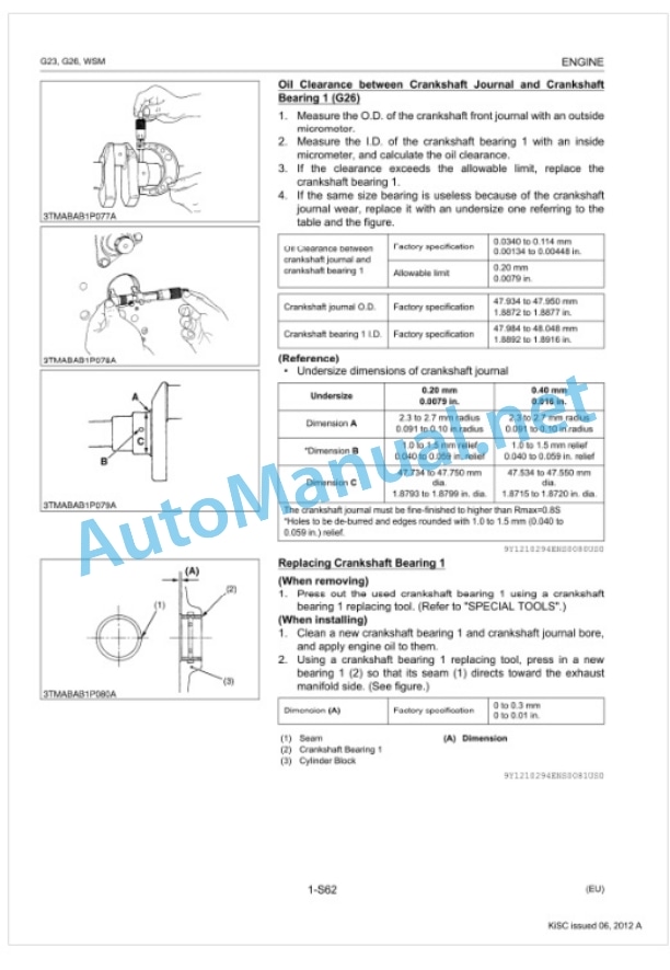 Kubota G23, G26 Workshop Manual PDF-3