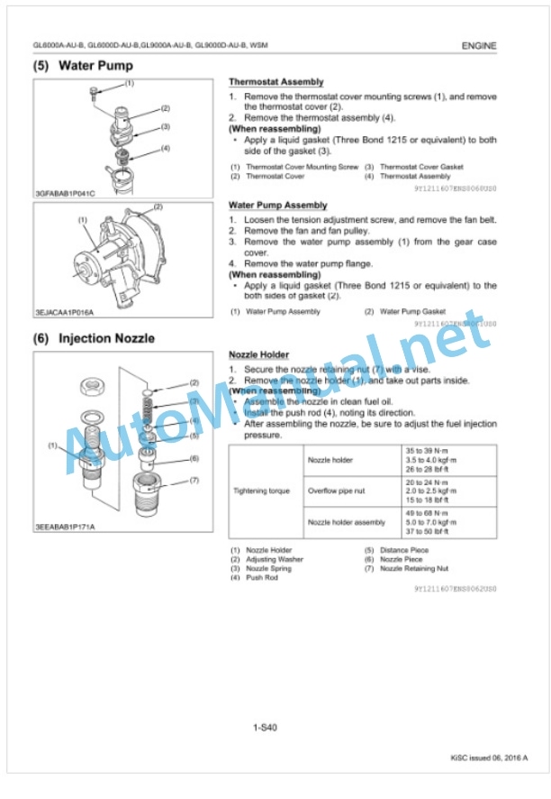 Kubota GL6000A-AU-B, GL6000D-AU-B, GL9000AAU Workshop Manual PDF-4