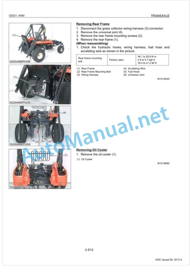 Kubota GZD21 Workshop Manual PDF-4