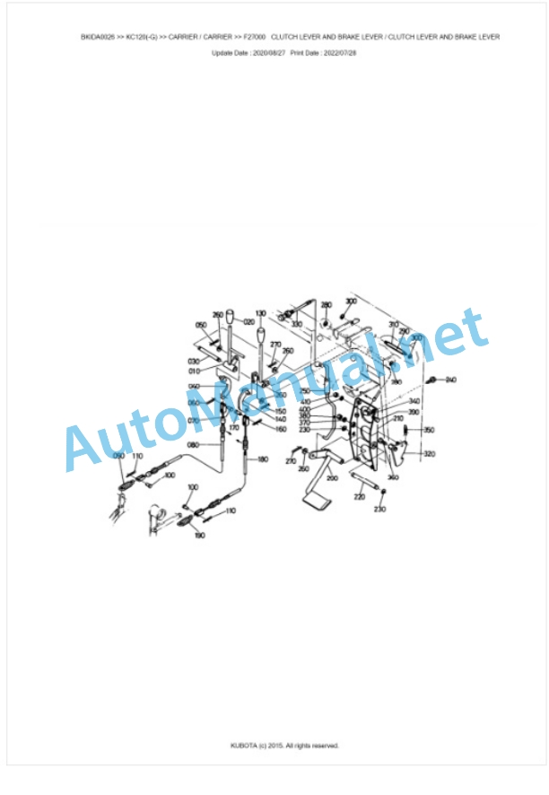 Kubota KC120(-G) Parts Manual PDF BKIDA0026-4