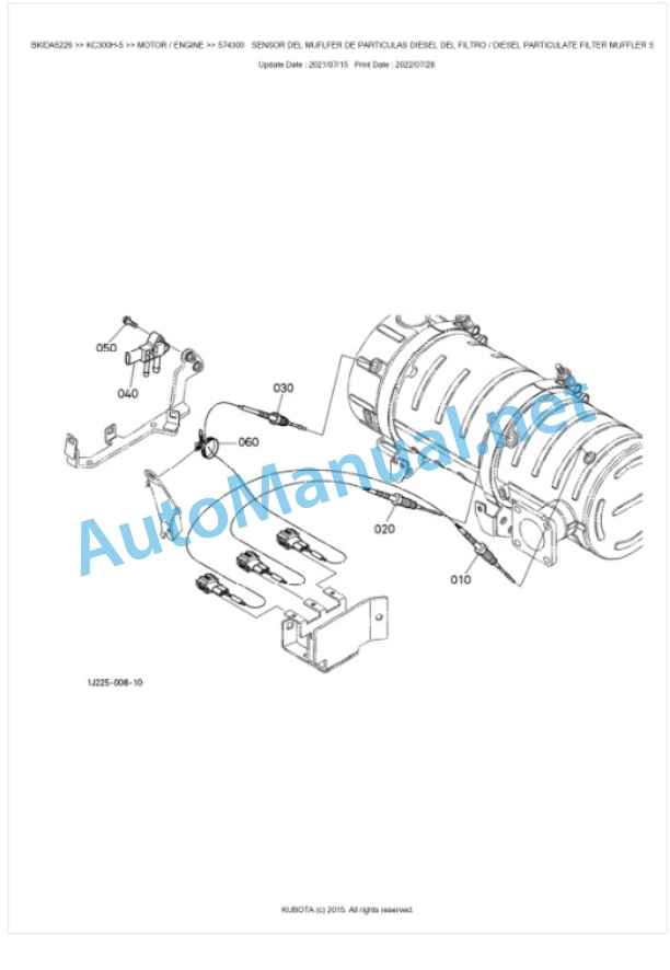 Kubota KC300H-5 Parts Manual PDF BKIDA5226-4