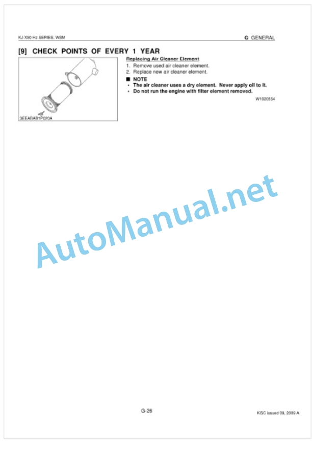 Kubota KJ-X 50 Heartz Series Diesel Engine Workshop Manual PDF-2