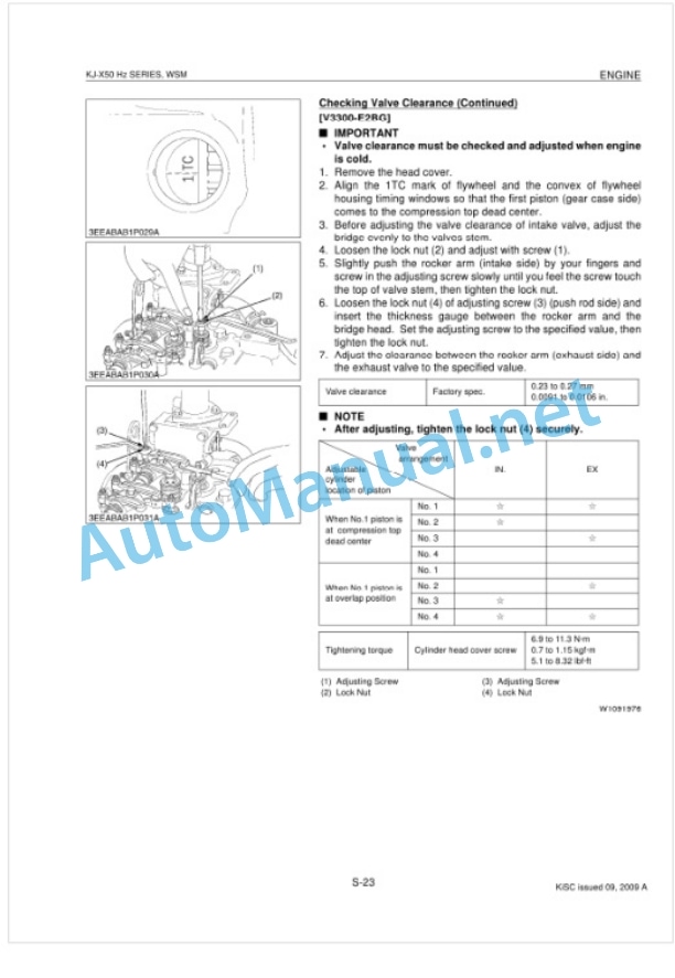 Kubota KJ-X 50 Heartz Series Diesel Engine Workshop Manual PDF-3