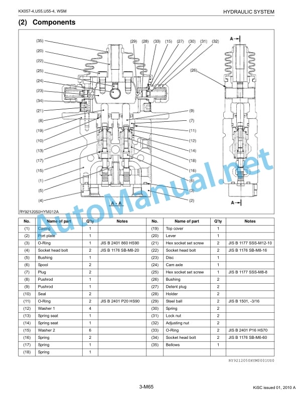 Kubota KX057, U55, U55-4 Excavator Workshop Manual PDF-3