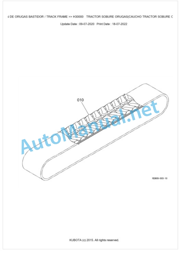 Kubota KX080-3 Parts Manual PDF BIKIDK0643-5