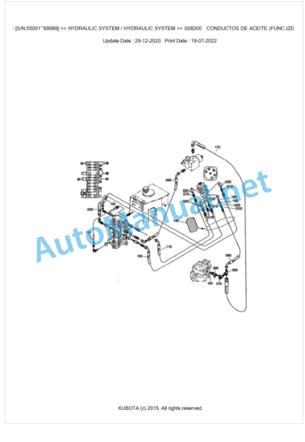 Kubota KX101-3 Parts Manual PDF BKIDA0217-4