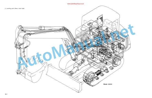 Kubota KX36, KX61, KX101, KX41, KX71, KX151 Excavator Workshop Manual PDF-3