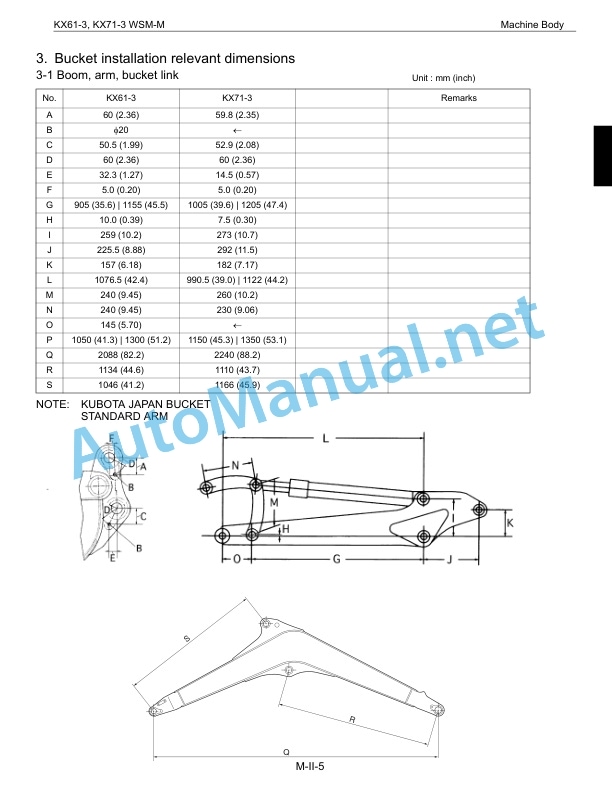 Kubota KX61-3, KX71-3 Mechanism Chapter Excavator Workshop Manual PDF-2