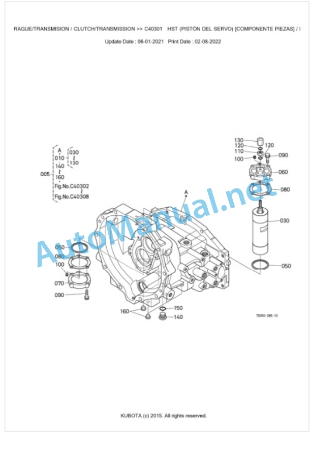 Kubota L1-552HST Parts Manual PDF BKIDK5447-3