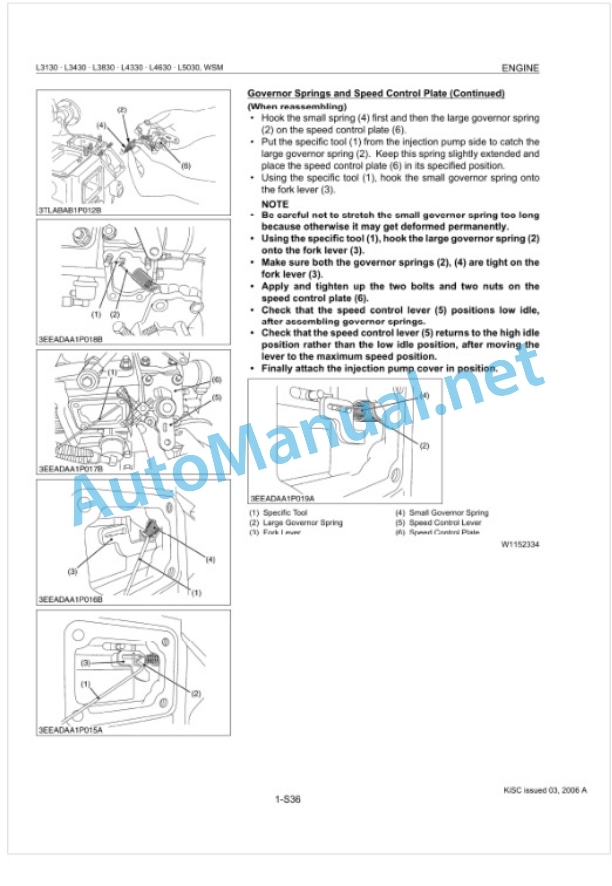 Kubota L3130, L3430, L3830, L4330, L4630, L5030 Tractor Workshop Manual PDF-2