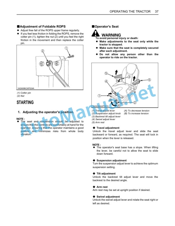 Kubota L3560, L4060, L4760, L5060, L5460, L6060 Tractor Operators Manual PDF-3