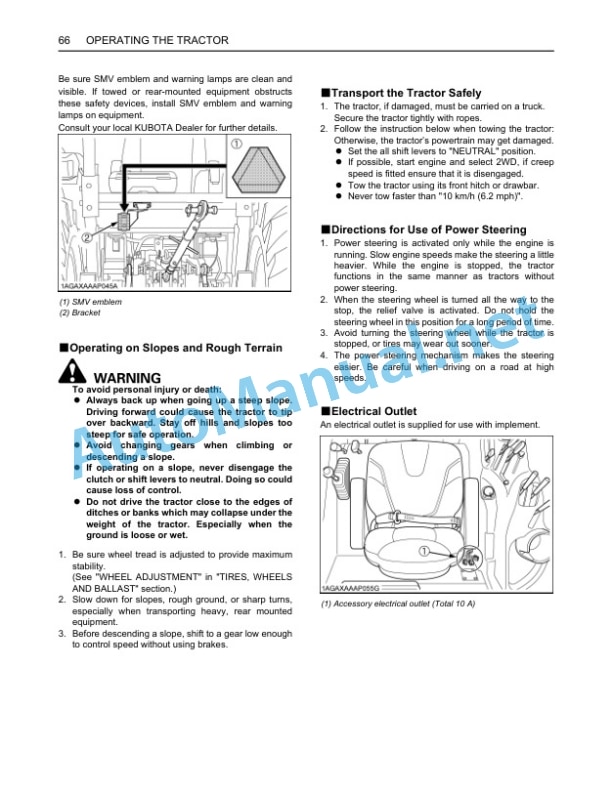 Kubota L3560, L4060, L4760, L5060, L5460, L6060 Tractor Operators Manual PDF-4