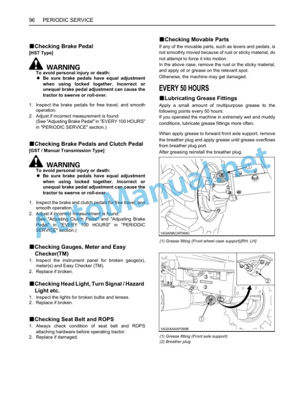 Kubota L3560, L4060, L4760, L5060, L5460, L6060 Tractor Operators Manual PDF-5