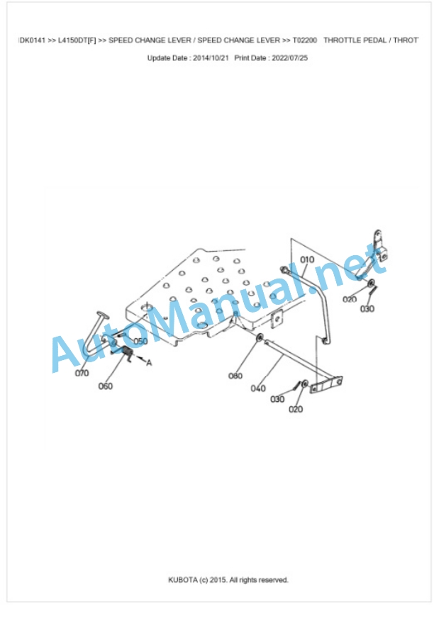 Kubota L4150DT[F] Parts Manual PDF BKIDK0141-3