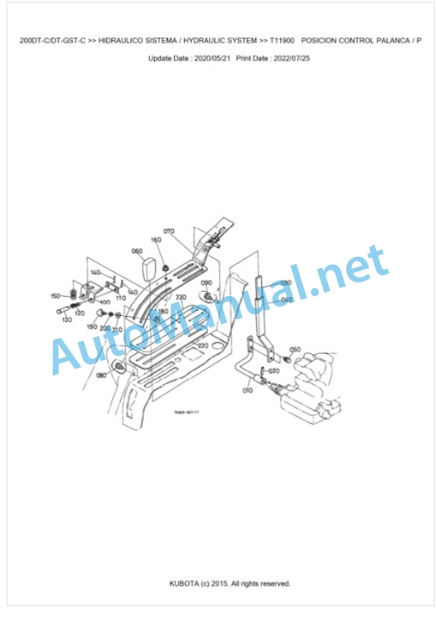 Kubota L4200-C (Old Model) Parts Manual PDF BKIDK0126-5