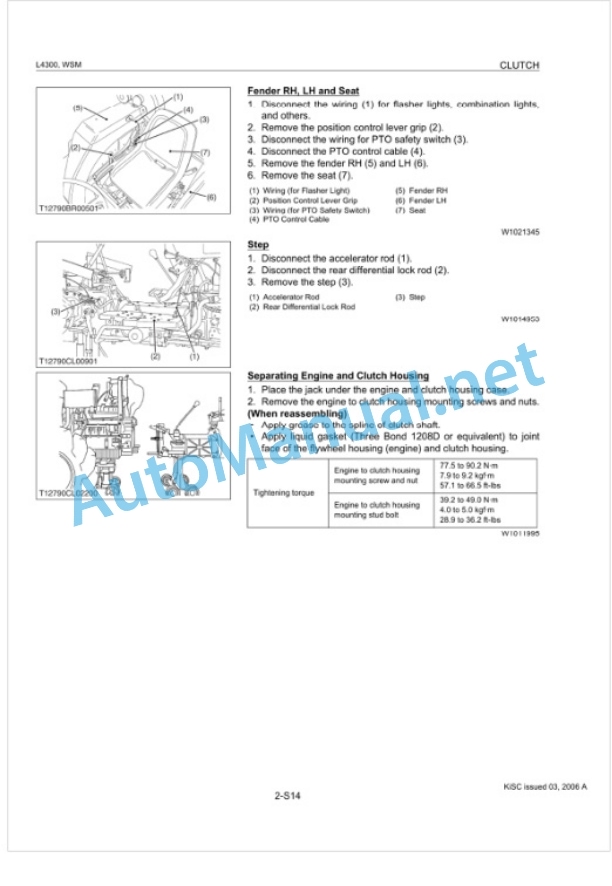 Kubota L4300 Tractor Workshop Manual PDF-3