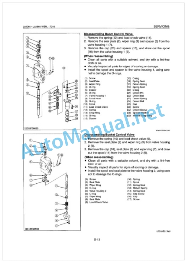 Kubota LA1301, LA1601 Front Loader Workshop Manual PDF-5