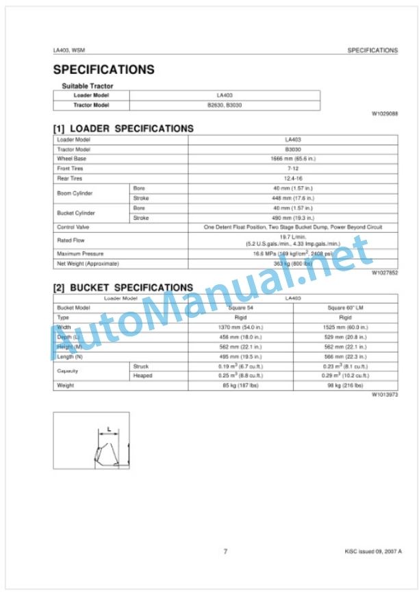 Kubota LA403 Front Loader Workshop Manual PDF-2