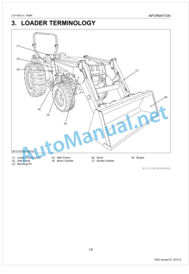 Kubota LA714AU-C Front Loader Workshop Manual PDF-2