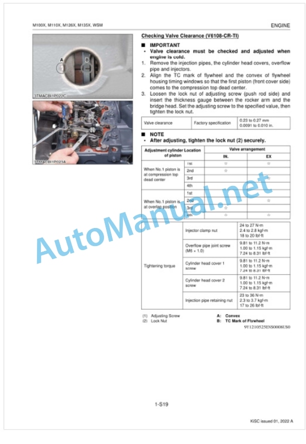 Kubota M100X, M110X, M126X, M135X Tractor Workshop Manual PDF-2