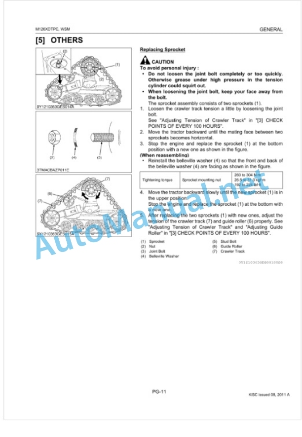 Kubota M126XDTPC Supplement Tractor Workshop Manual PDF-3