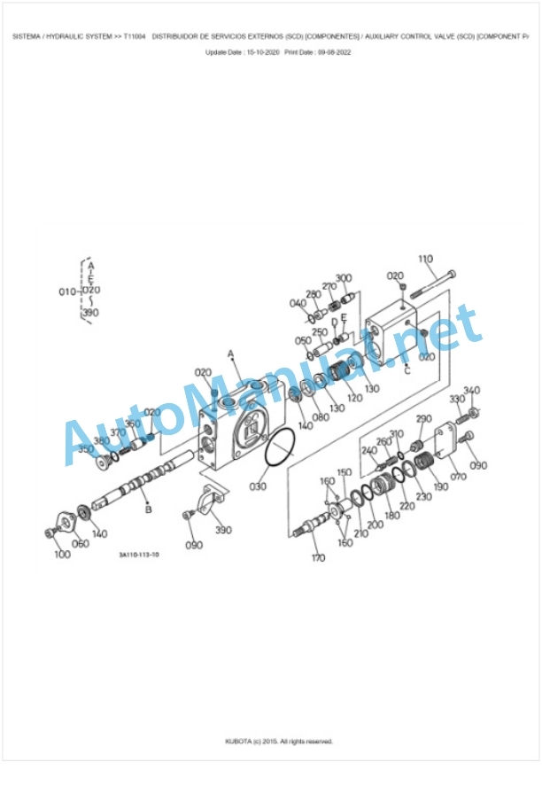 Kubota M4700DT, M5400DT Parts Manual PDF BKIDK0107-5