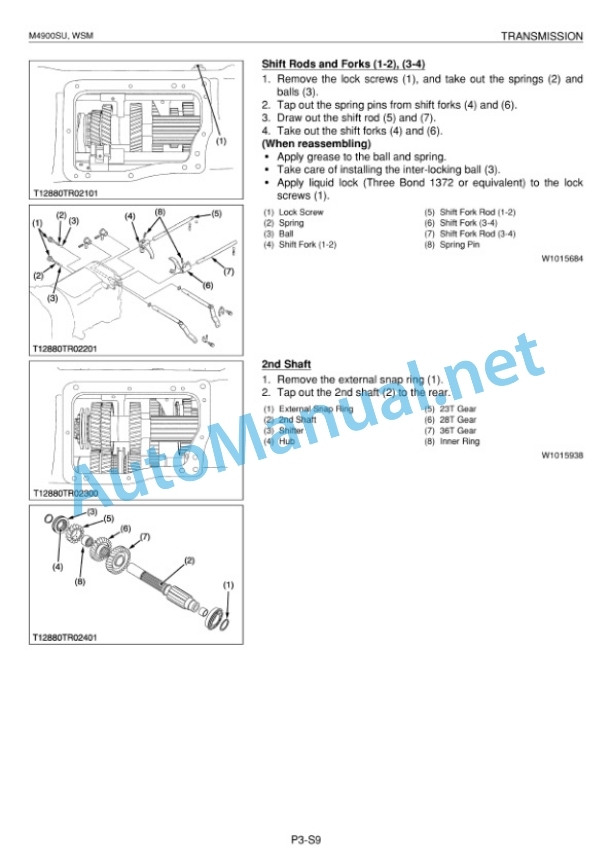 Kubota M4900SU Supplement Tractor Workshop Manual PDF-5