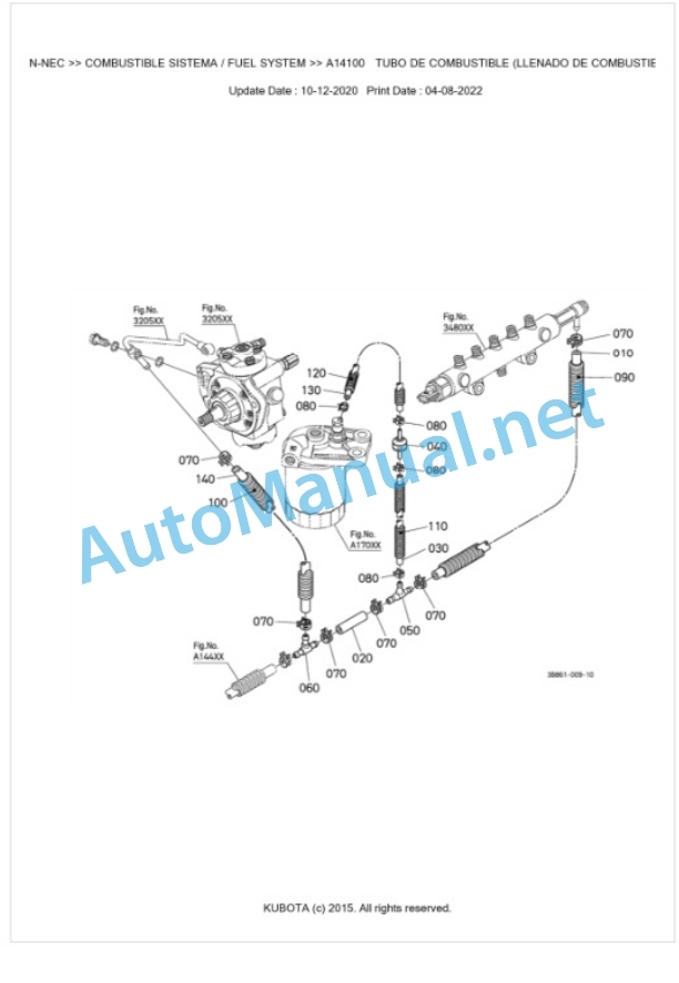 Kubota M5072N Parts Manual PDF BKIDK5429-2