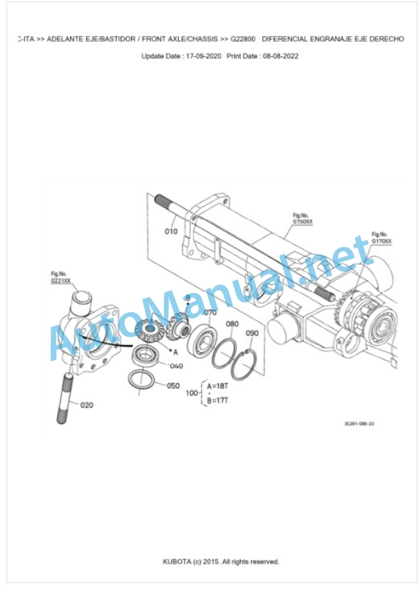 Kubota M5111HC Parts Manual PDF BKIDK5385-4