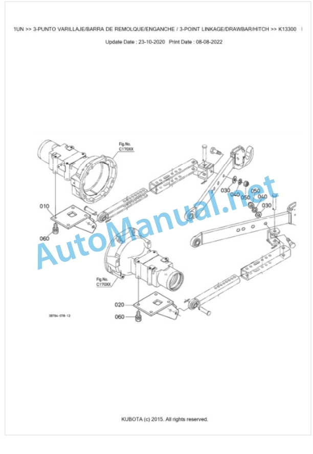 Kubota M5111UN Parts Manual PDF BKIDK5253-5