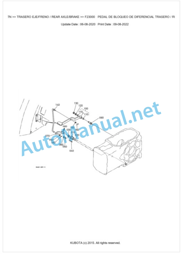 Kubota M5700DTN Parts Manual PDF BKIDK0339-4