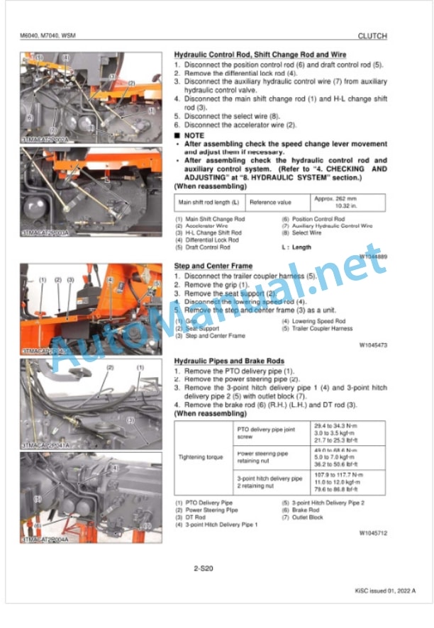 Kubota M6040, M7040 Tractor Workshop Manual PDF-3