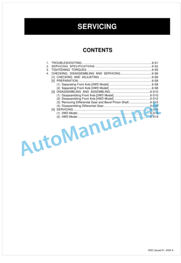 Kubota M6040, M7040 Tractor Workshop Manual PDF-4