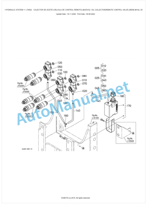 Kubota M6121 Parts Manual PDF BKIDK5280-4