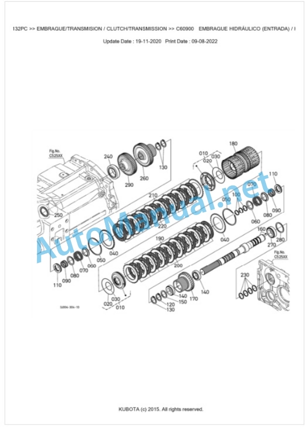 Kubota M7132PC Parts Manual PDF BKIDK5332-3