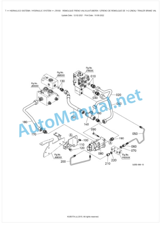 Kubota M7133, M7153, M7173 Parts Manual PDF BKIDK5398-4